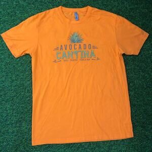 Orange Avocado Cantina Graphic Quote Tee